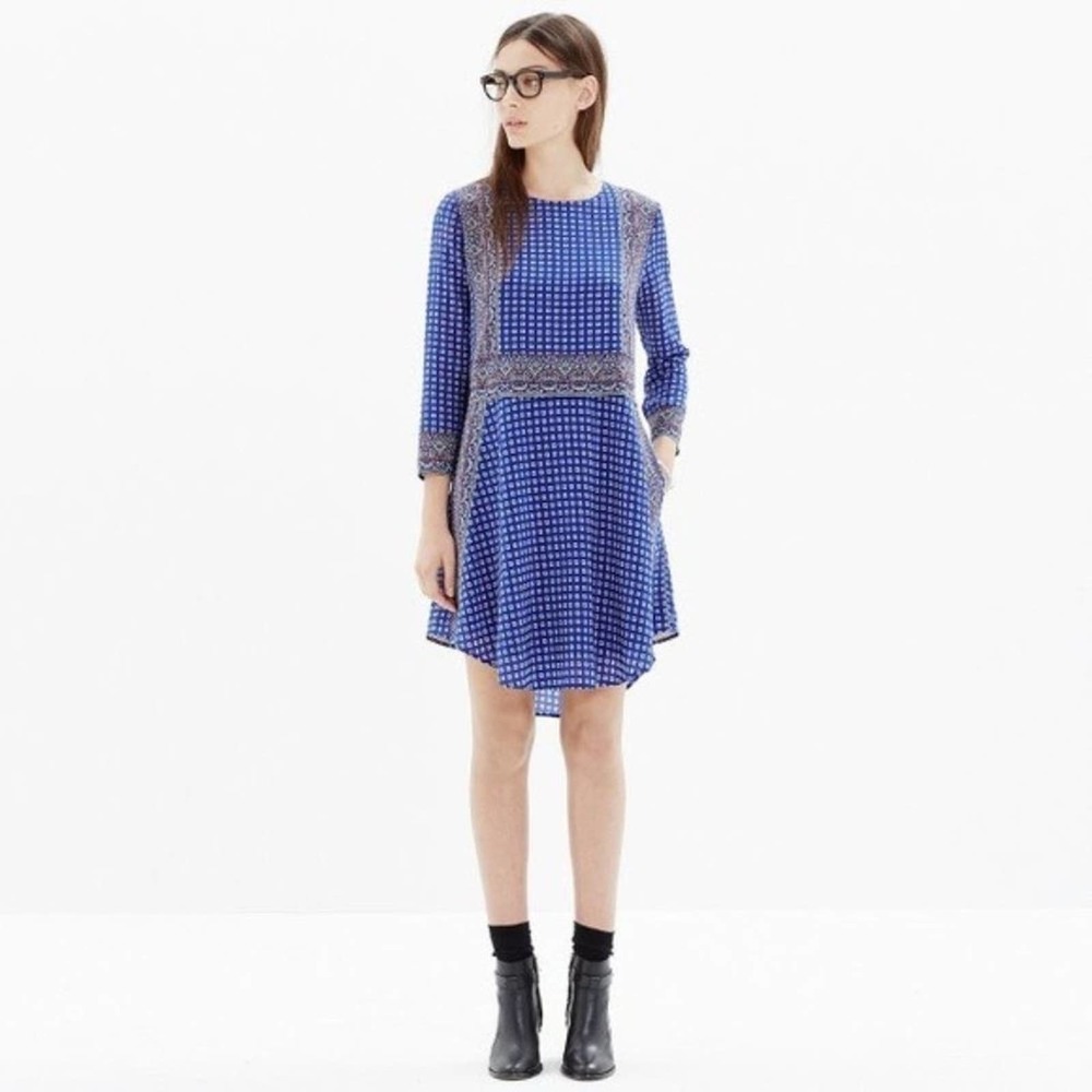 Madewell Silk Dress Sz M